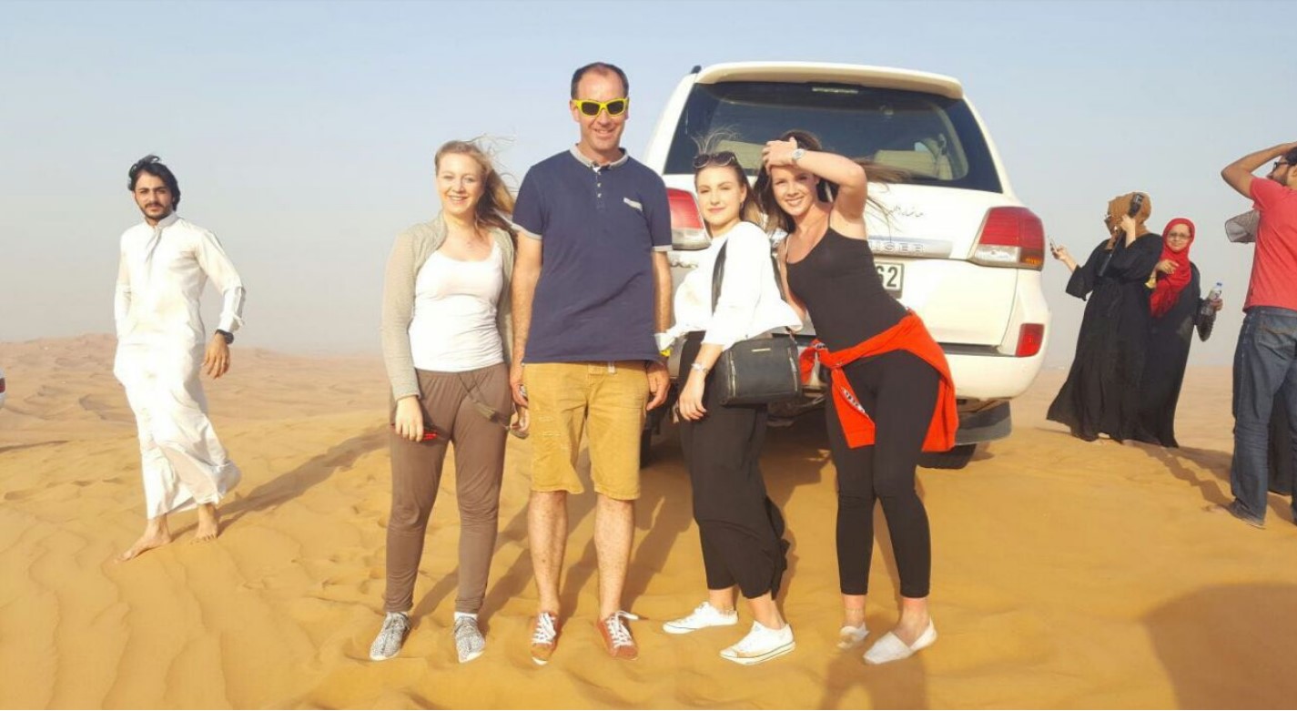 Family Enjoyed Desert Safari 2018